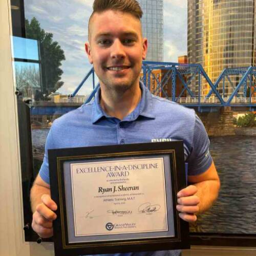 Congratulations to Ryan Sheeran 2024 Recipient of the Excellence-In-A-Discipline Award Recipient